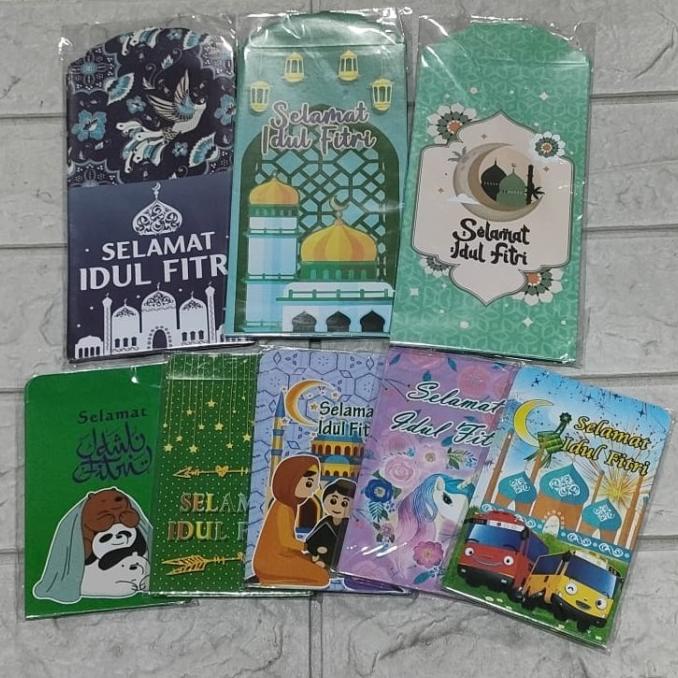 

------] Paket Amplop Lebaran Unik Ukuran Besar Kecil Motif Random