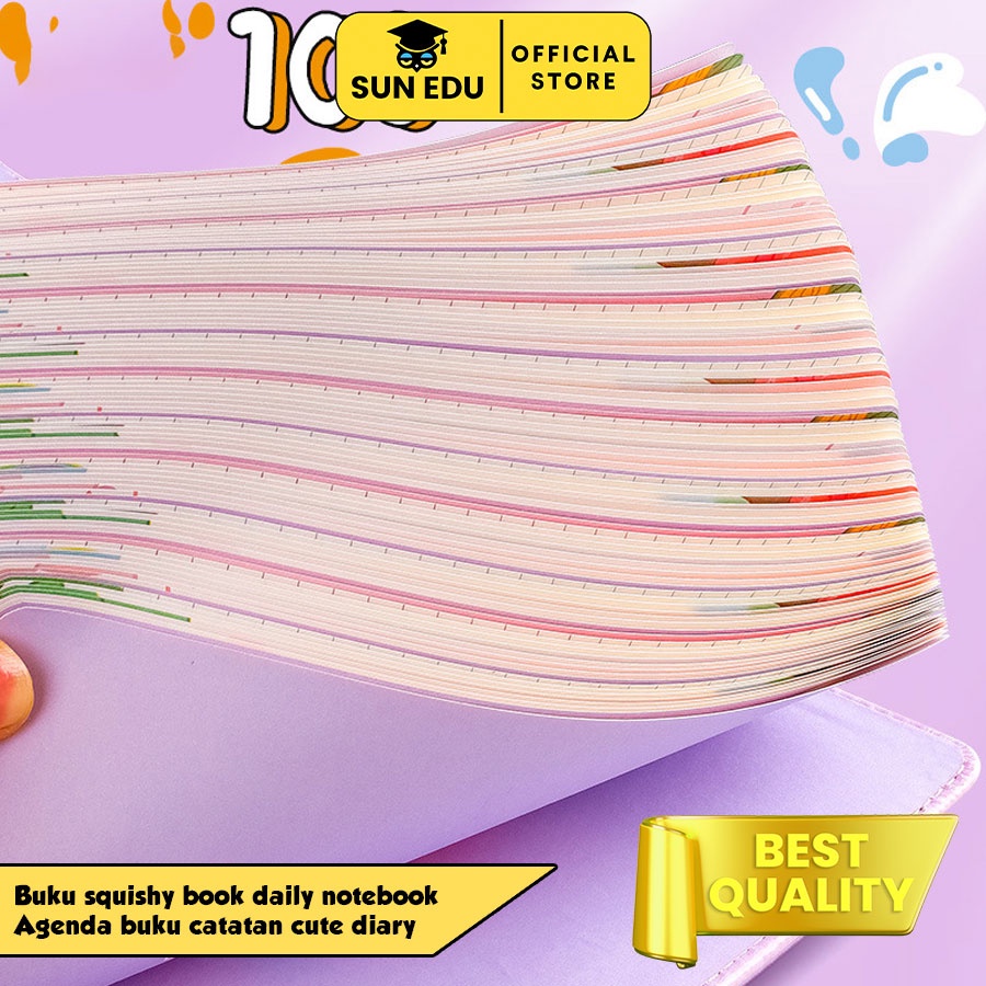 

Buku Squishy Book Daily Notebook/ Agenda Buku Catatan Cute Diary