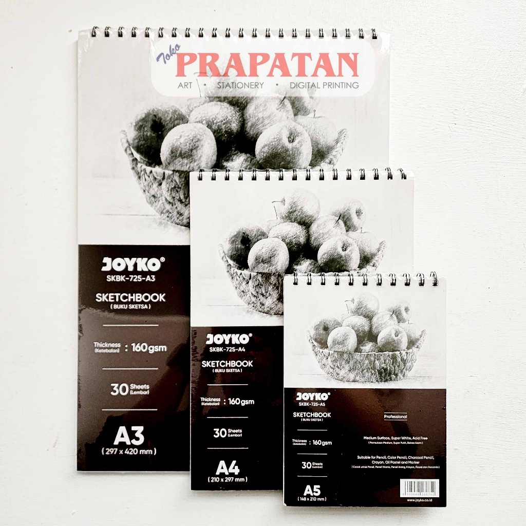 

Joyko Spiral Sketchbook Skbk-725-A3 Buku Gambar