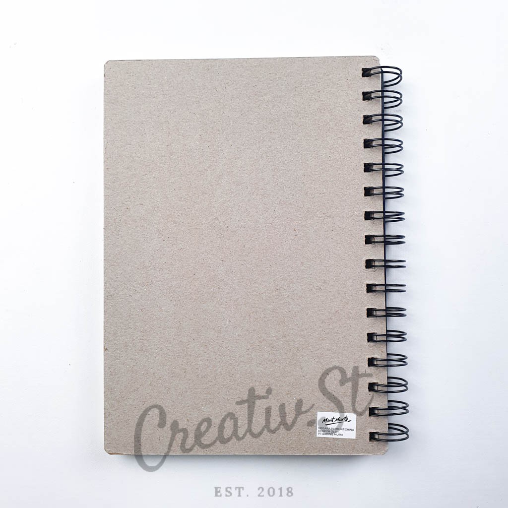 

Mont Marte Visual Art Diary Sketchbook Buku Sketsa A5 120 Sheet 110 Gsm Msb0004