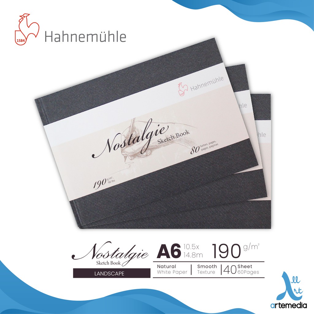 

Buku Sketsa Hahnemuhle Nostaie A6 Hard Cover Sketchbook