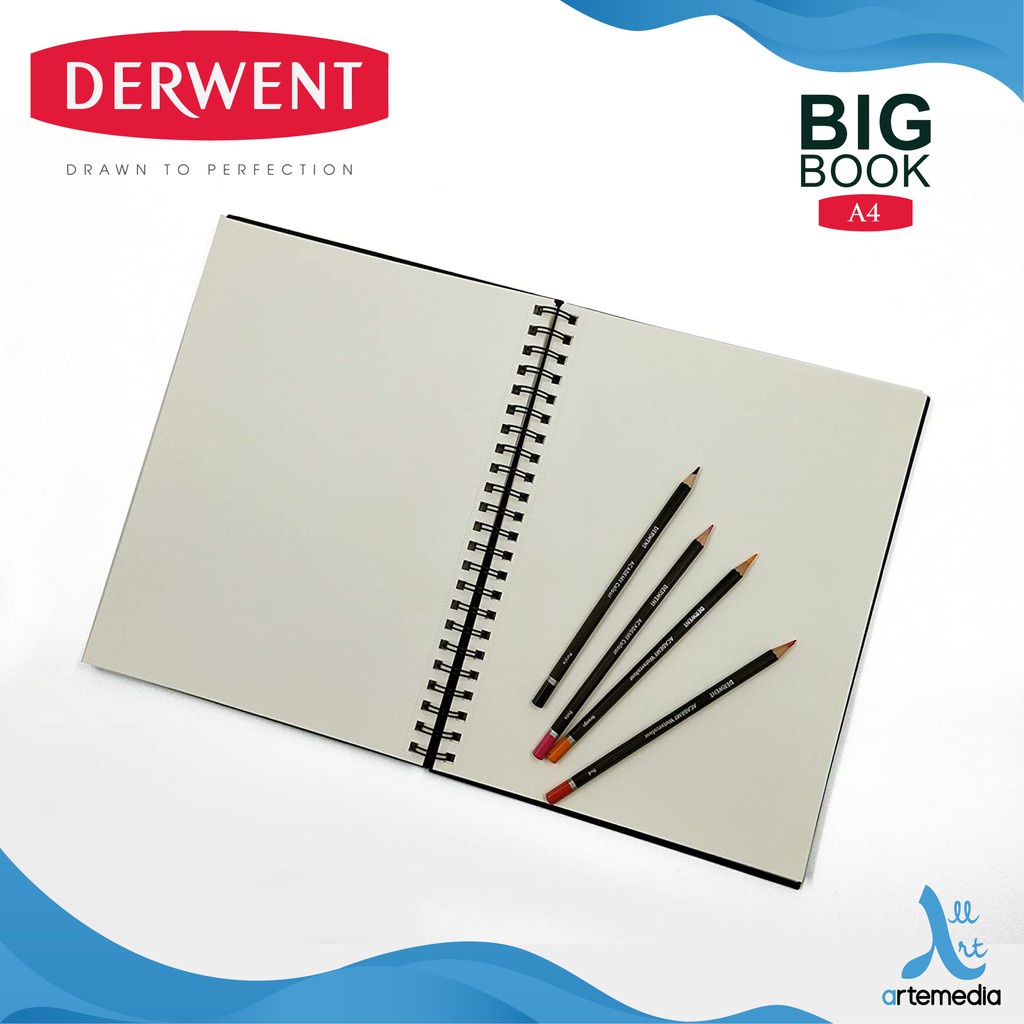 

Buku Sketsa Derwent A4 Big Book Hard Cover Wire Bound Sketchbook