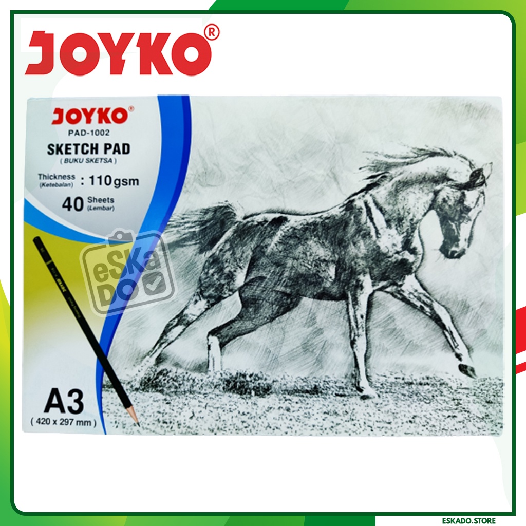

Sketchbook / Buku Sketsa / Buku Gambar Joyko A3 Sketch Book (Pad-1002)