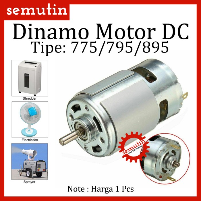 Terlaris Dinamo Motor Dc 775 795 895 12V / Listrik High Torsi Speed Mesin Power