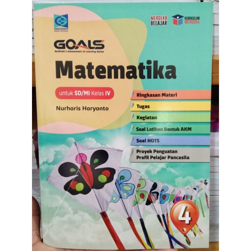 Goals Matematika Ipas Bahasa Indonesia Bahasa Inggris Sd Kelas 4 Kurikulum Merdeka Grafindo Media