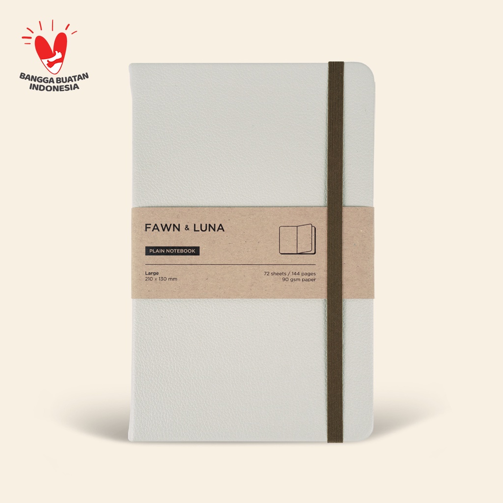 

Notebook Large A5 - Barely Beige - Buku Jurnal / Agenda / Diary / Catatan