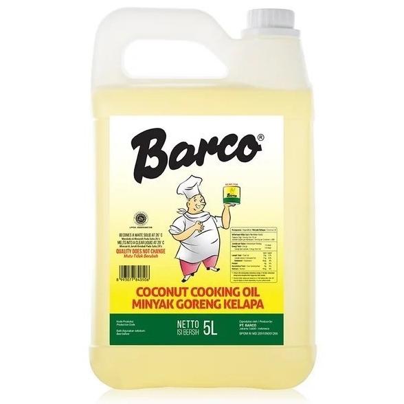 

Barco Minyak Goreng Kelapa 5 Liter Jerigen