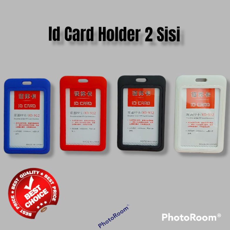 

fv✯Best Produk✾ Id Card Holder Xd-912 (10pc) Tempat Id Card 2 Sisi-Doff Exculusive Termurah Frame Name Tag Casing Id Card Holder J43