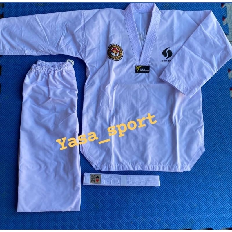 VGZ BAJU TAEKWONDO PEMULA SENDY STANDART // DOBOK TAEKWONDO PEMULA SENDY // DOBOK DRILL SENDY