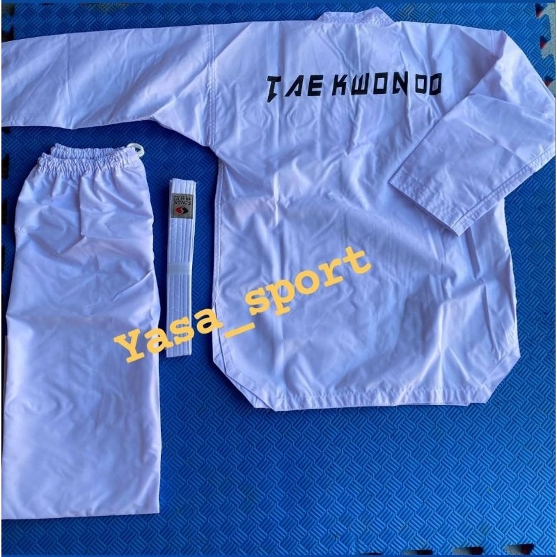 P36 BAJU TAEKWONDO PEMULA SENDY STANDART // DOBOK TAEKWONDO PEMULA SENDY // DOBOK DRILL SENDY