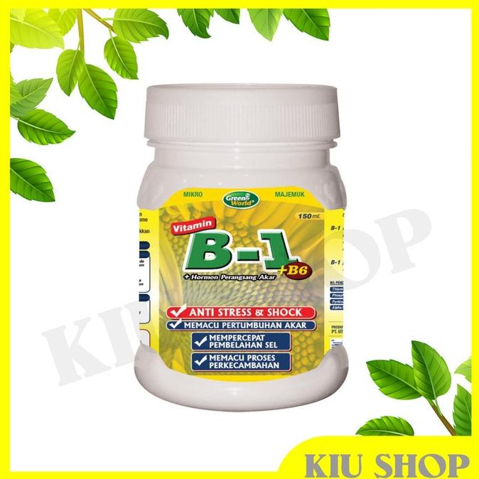 ------] Vitamin B1+B6 NUTRISI TANAMAN OBAT ANTI STRESS & SHOCK - 100 ml