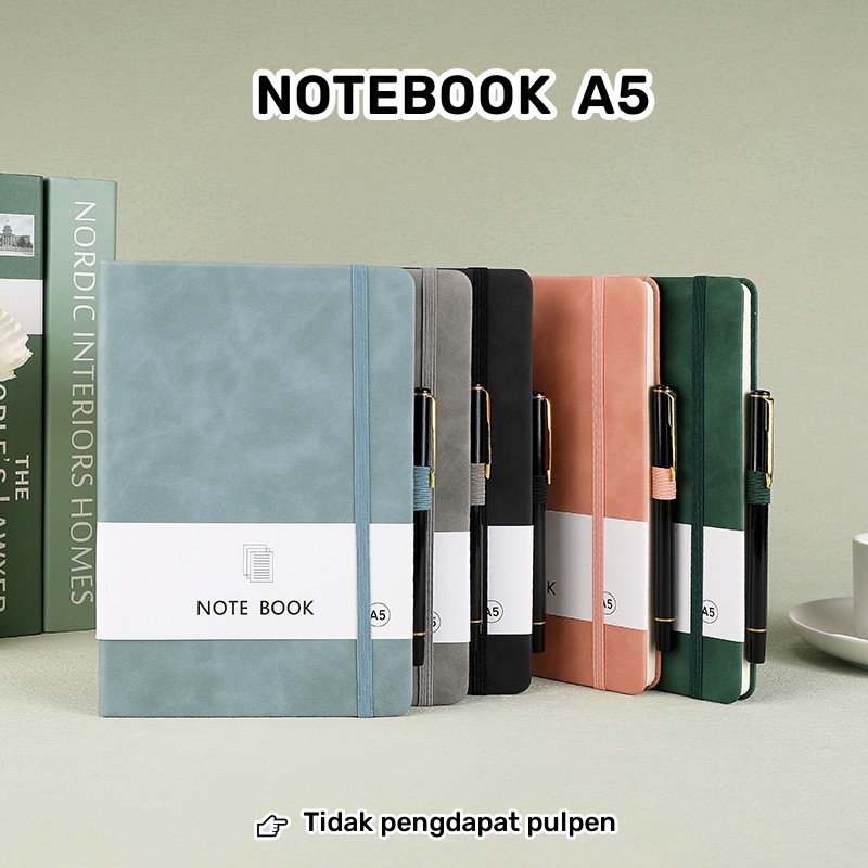 

Notebook A5 Buku Catatan Aesthetic Buku Tulis Agenda Bullet Book Journal Diary Planner Multicolor