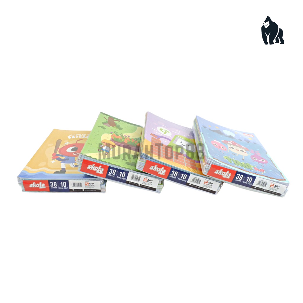 

Buku Tulis Skola 38 Lembar / Buku Sekolah Anak Bergaris Kter Sidu Sinar Dunia [Per Pa Isi 10 Pcs]