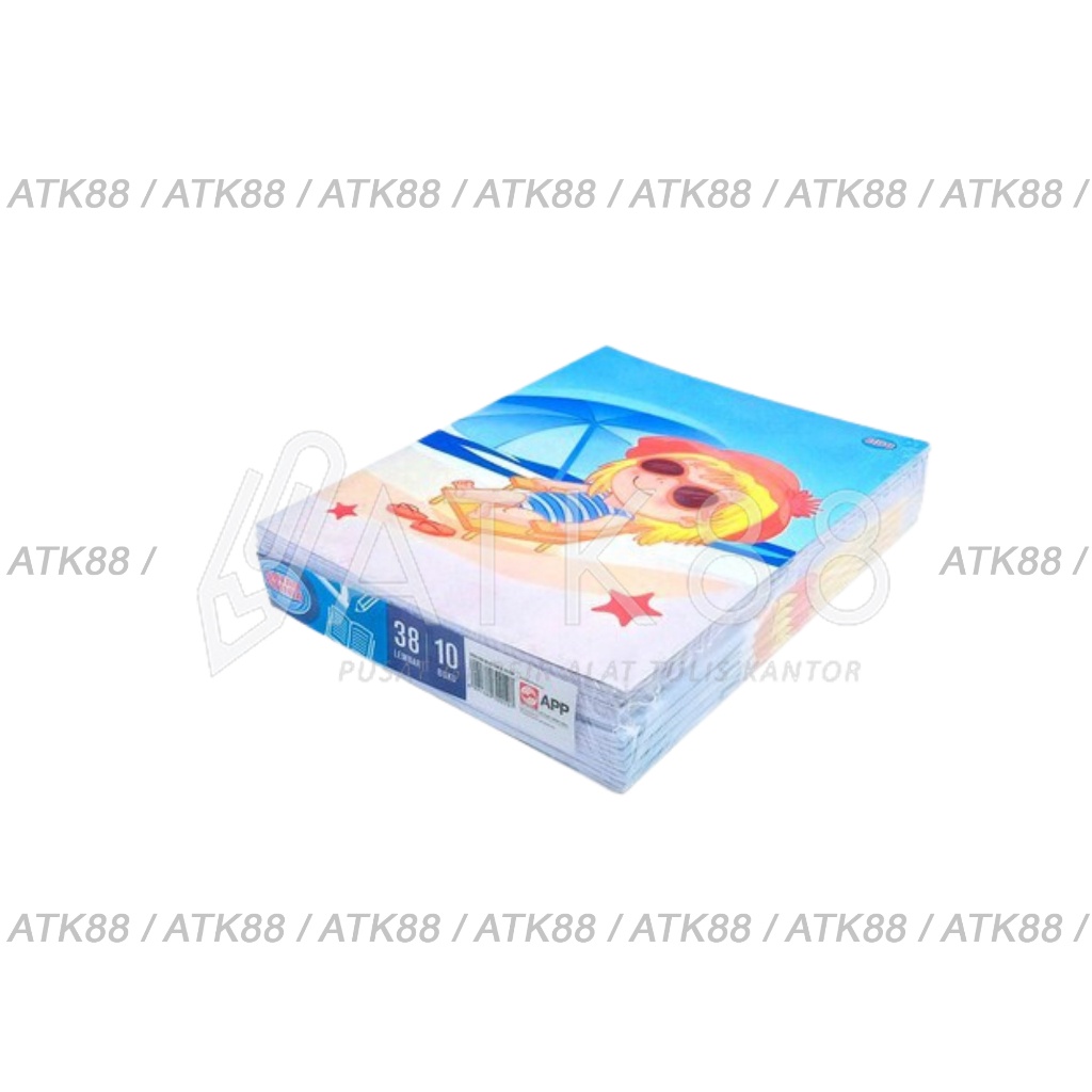 

Buku Tulis Sidu Sinar Dunia 38 Lembar Pak Isi 10 Buku