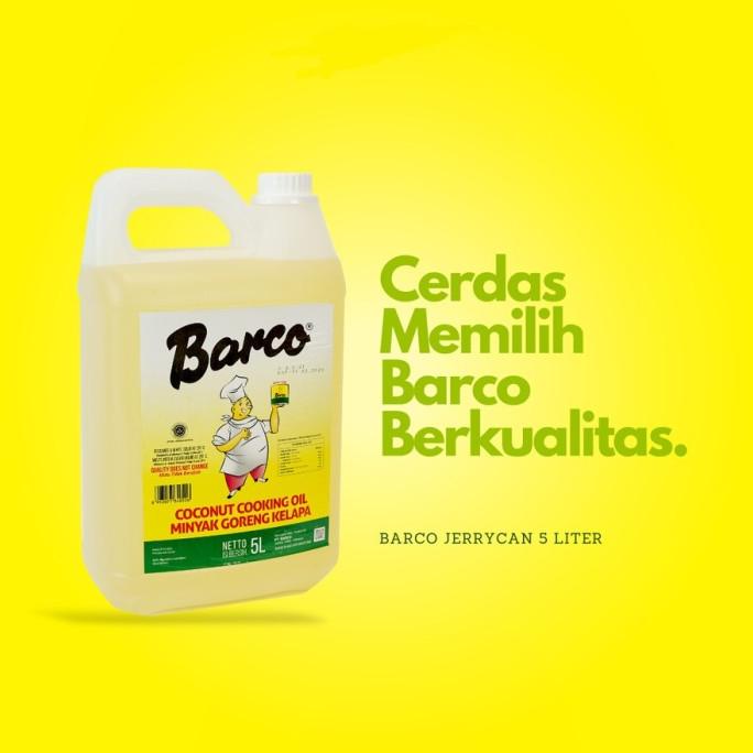 

MINYAK GORENG KELAPA BARCO 5L JERRY CAN COCONUT OIL