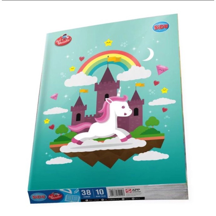 

Buku Tulis Sidu 38 Lembar / Buku Tulis Sekolah ( 1 Pa Isi 10Pcs )