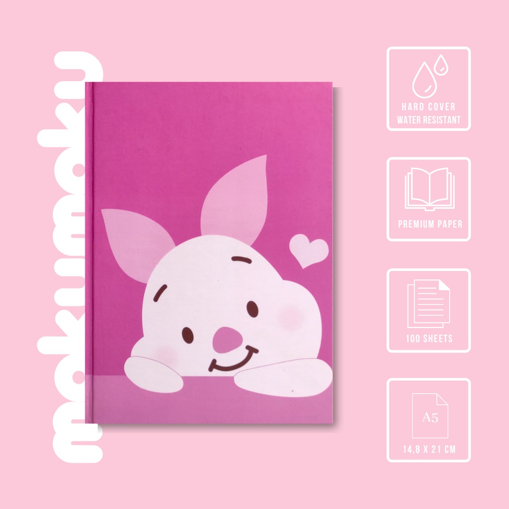 

Buku Tulis / Notebook Hardcover Winnie The Pooh