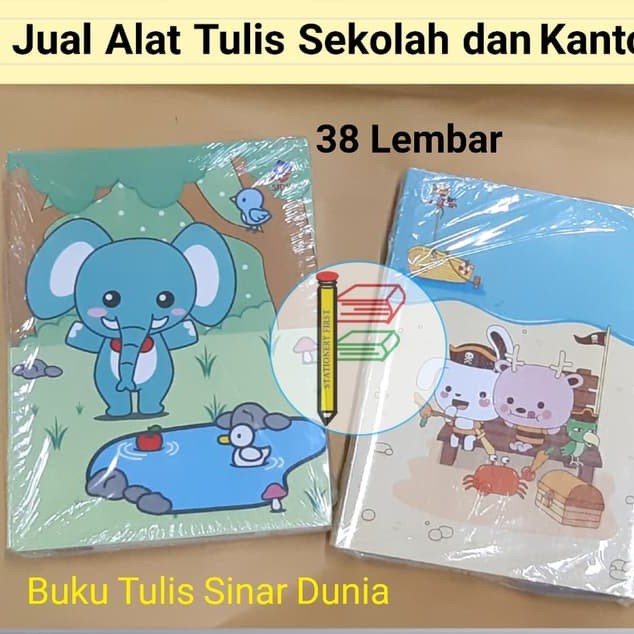 

Buku Tulis Sinar Dunia 38 Lembar Sidu 38 Per Pa Isi 10 Buku