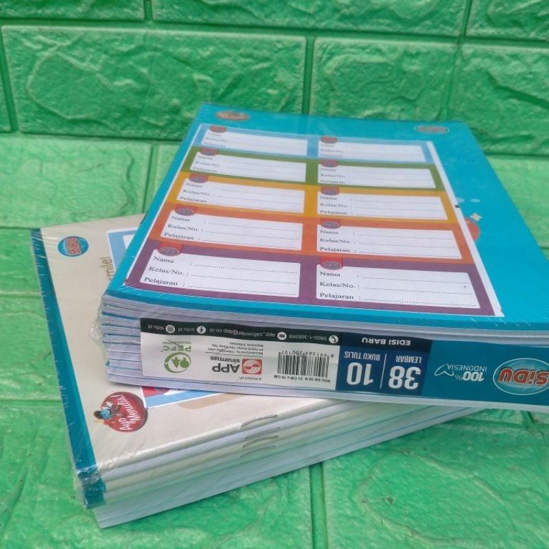 

1 Pa Buku Tulis Sidu 38 Lembar Sinar Dunia 10Pcs Grosir