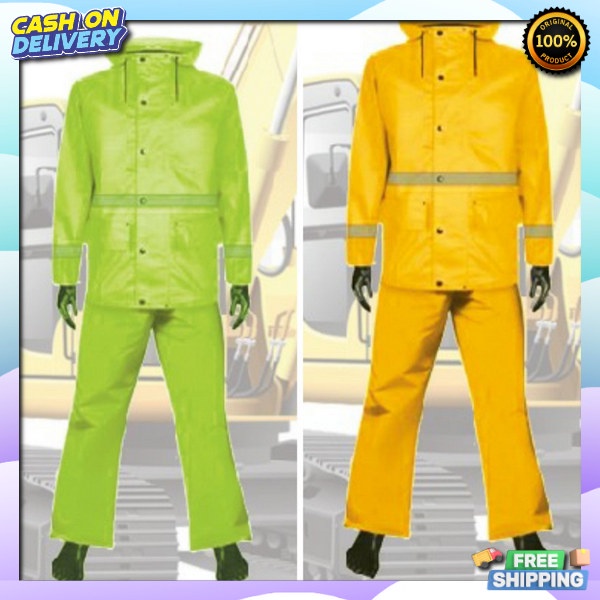 Jas Hujan Pria Tebal Waterproof Premium Original Big Size Jas Hujan Pria Keren Mantel Cowok Korea Ma