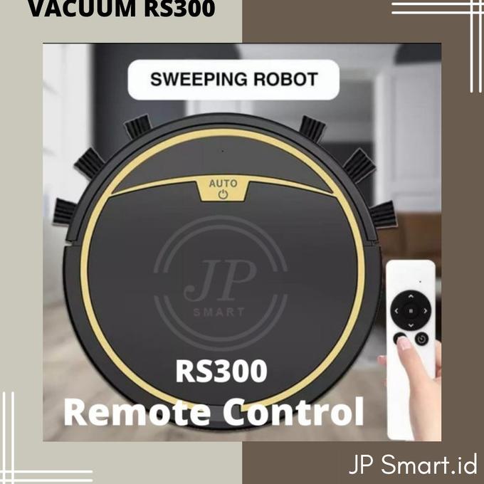 RS300 Robot Vacuum Mop Auto Sweeping Sapu Pel Otomatis Remote Control