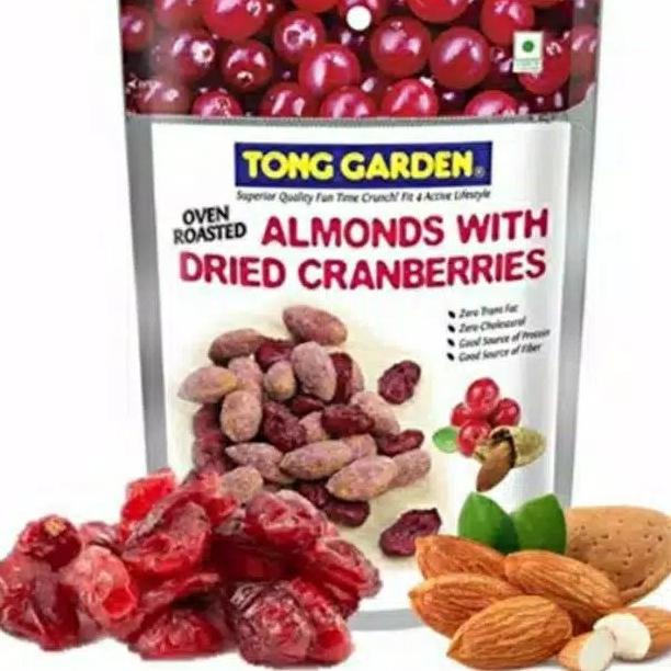 

Tong Garden Almonds With Dried Cranberries - Kacang Almond & Kranberi