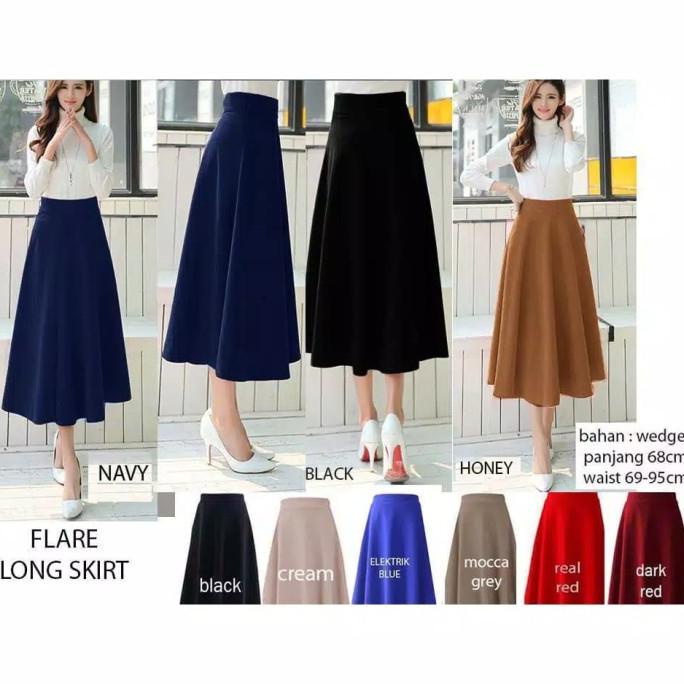 MID LENGTH FLARE SKIRT (Rok 7/8)
