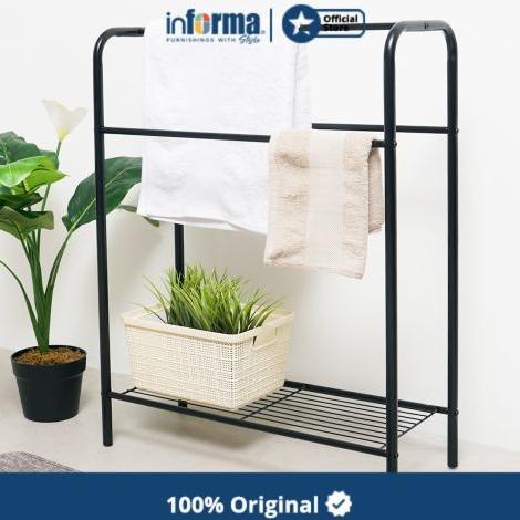 Informa - Jemuran Handuk Indoor 63.5X25.5X80 CM - Hitam