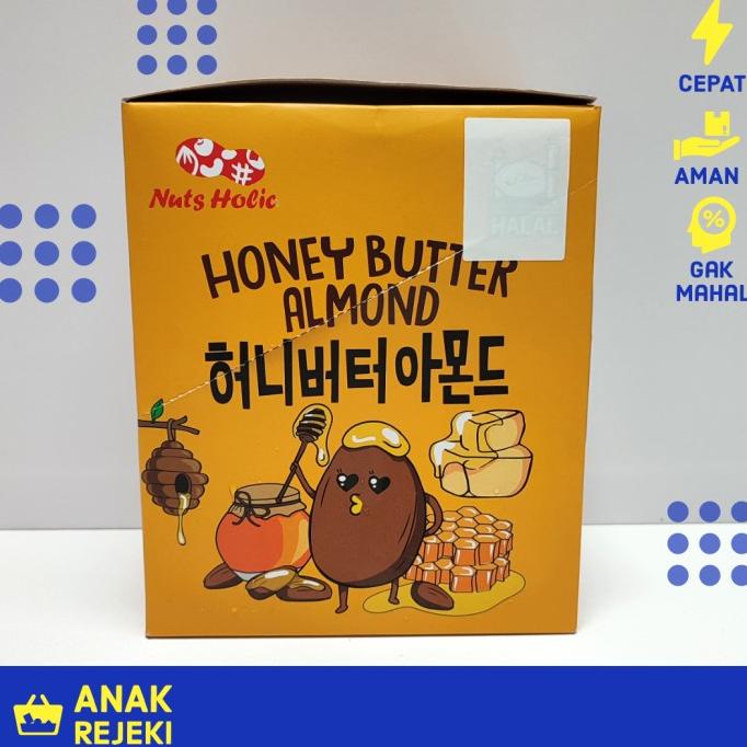 

Honey Butter Almond NutsHolic 1Box (8pcsx30gr)- Nuts Holic Korea Snack