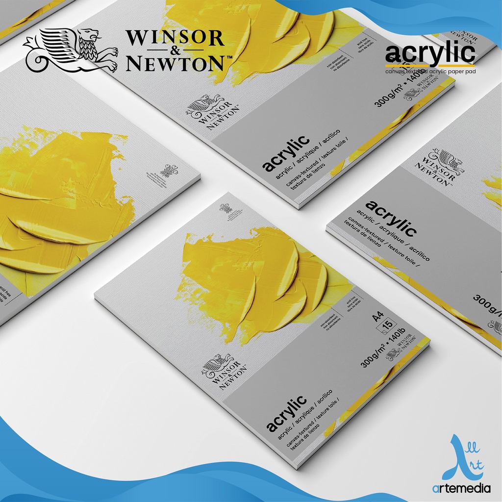 

Kertas Gambar Akrilik Winsor & Newton Acrylic R Pad