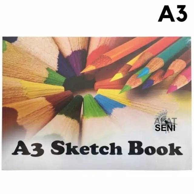 

Sketch Book / Buku Sketsa A3 Isi 50 Lembar
