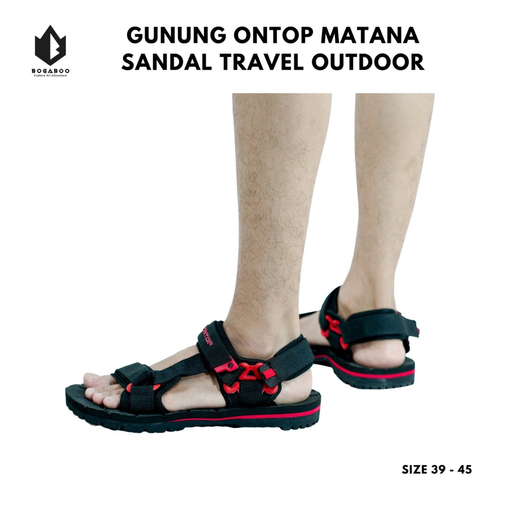 [ Cod ] Sandal Gunung Ontop Matana - Sandal Hiking - Sandal Mendaki - Sandal Gunung Pria - Sendal
