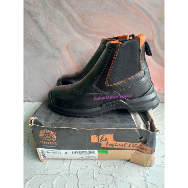 KING'S KWD 106 X Sepatu Safety Shoes Kulit Semi Boot KING KWD106X