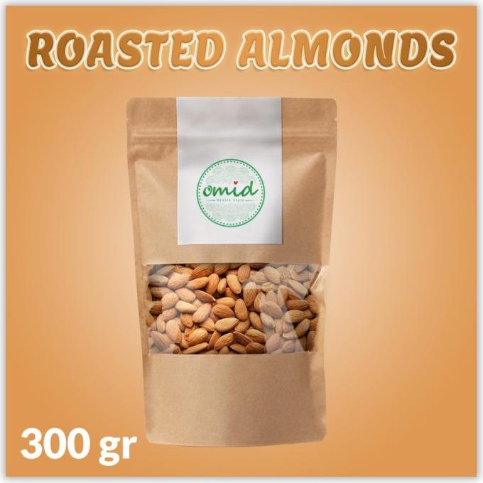 

Roasted Almond No Shell (Kacang Almond Kupas Panggang) 300gr