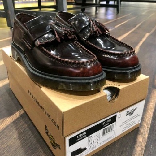 DR. MARTENS ADRIAN CHERRY RED UNISEX SHOES ORIGINAL