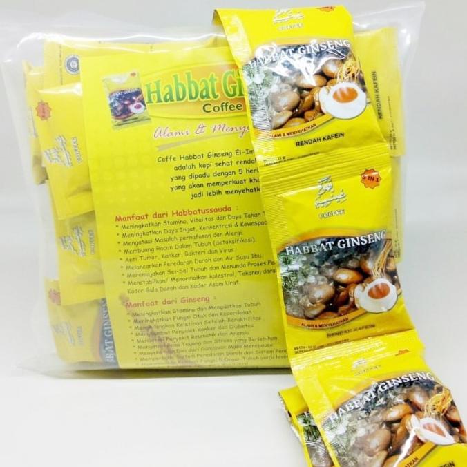 

Kopi Herbal - Habbat Ginseng Coffee 5 in 1 - Alami dan Menyehatkan