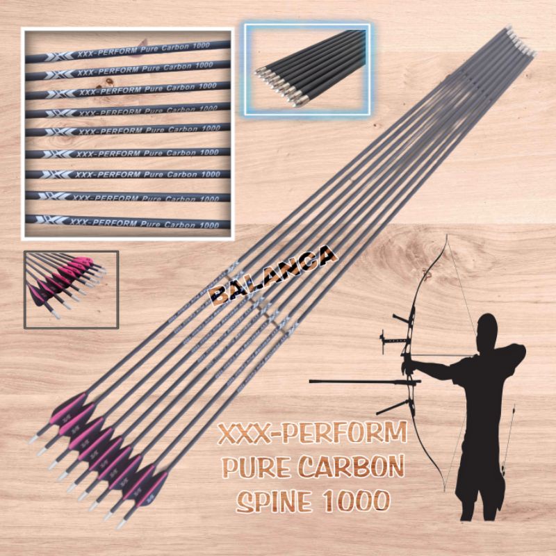 XXX-PERFORM SPINE 1000 - Arrow Pure carbon 1000