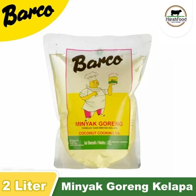 

BARCO Minyak Goreng Kelapa Sehat | Coconut Cooking Oil - Pouch 2 Liter