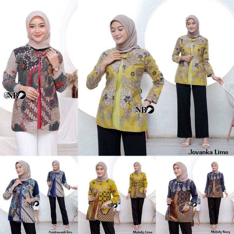 Bolero Batik Atasan Kantor wanita