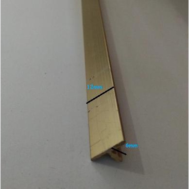 (:(:(:(] LIST T ALUMUNIUM 12MM GOLD