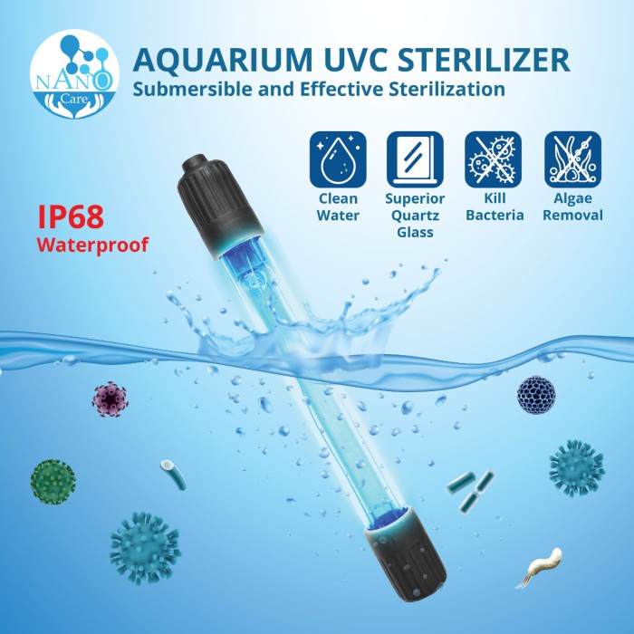 LAMPU AQUARIUM UVC STERILIZER Murah