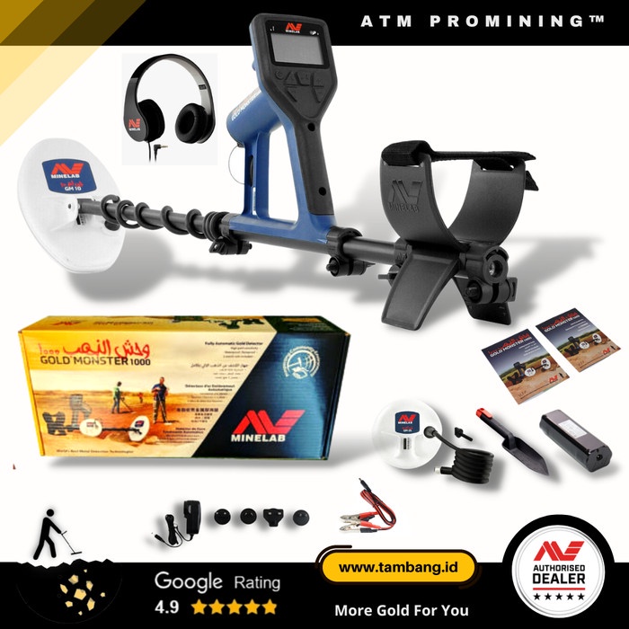 Terlaris Gold Monster 1000 Minelab - Detektor Emas - Ori Original@Detektor.Id