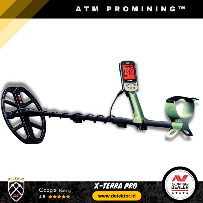 Terlaris X-Terra Pro - Detektor Emas - Minelab@Detektor.Id - 100% Ori