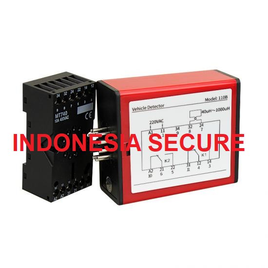 Terlaris Vihicle Loop Detector Vld Loop Sensor Detector Vld Merah 220V Hq