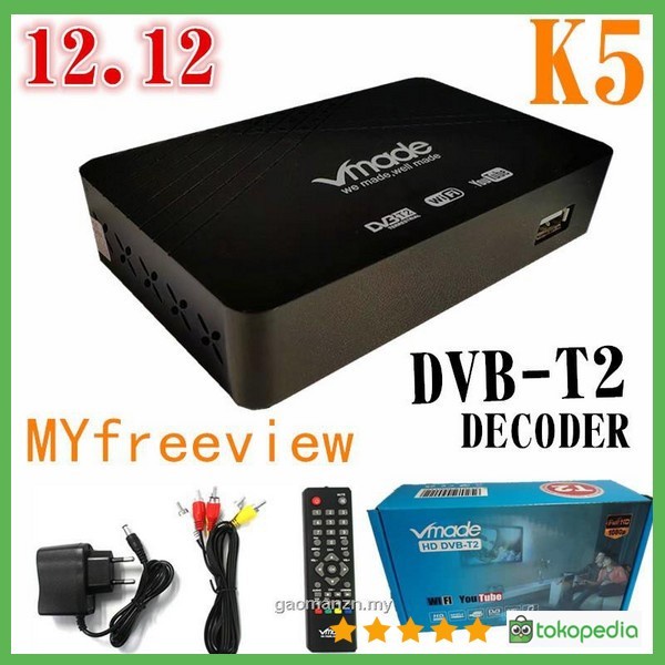 Terlaris Tb Set Top Box Receiver Digital Satelit Mytv Hdtv Tuner K5 Dvbt2 You