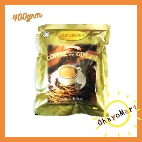 

Gold Choice Instant gingseng Coffee / Kopi gingseng Malaysia 400g/20s