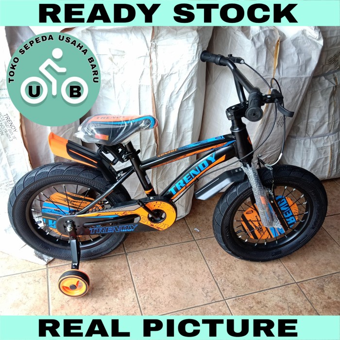 Sepeda Anak Bmx 16 Inch Trendy Ban 3.0 New Berkualitas
