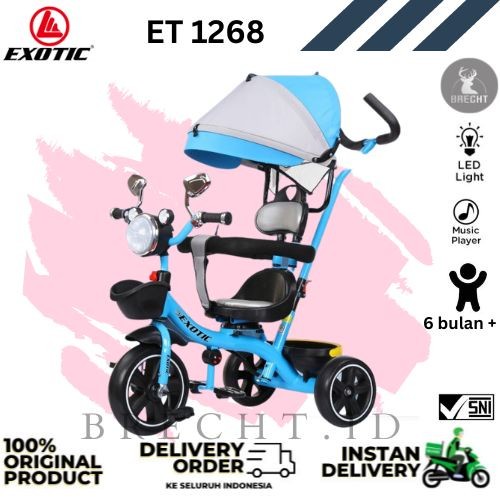 Terlaris Sepeda Anak Roda Tiga Baby Tricycle Exotic Et 1267