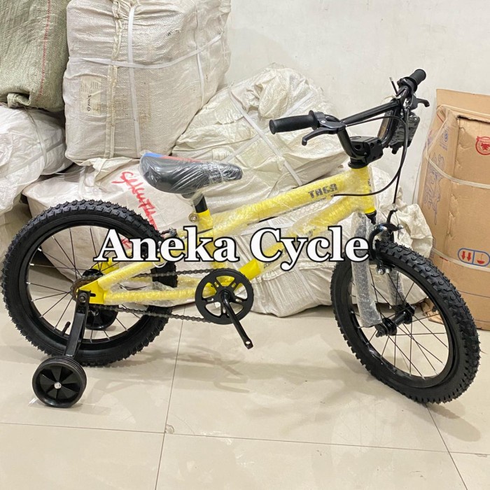 Terlaris Sepeda Anak Roda Empat Cowok Bmx Senator Thor 16 Inch