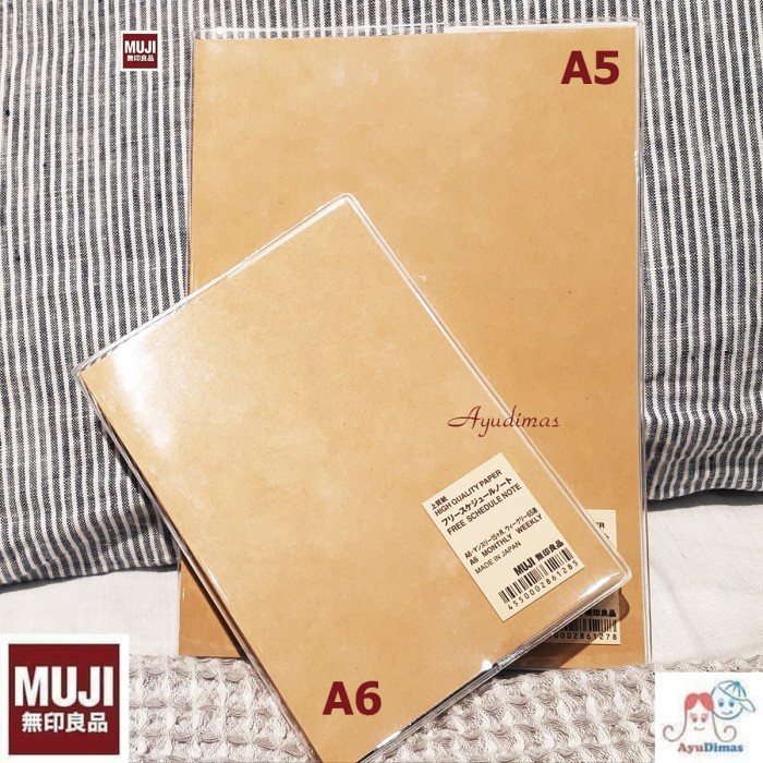 

MUJI FREE SCHEDULE NOTE / PLANNER NOTEBOOK / NOTE BOOK / AGENDA /DIARY